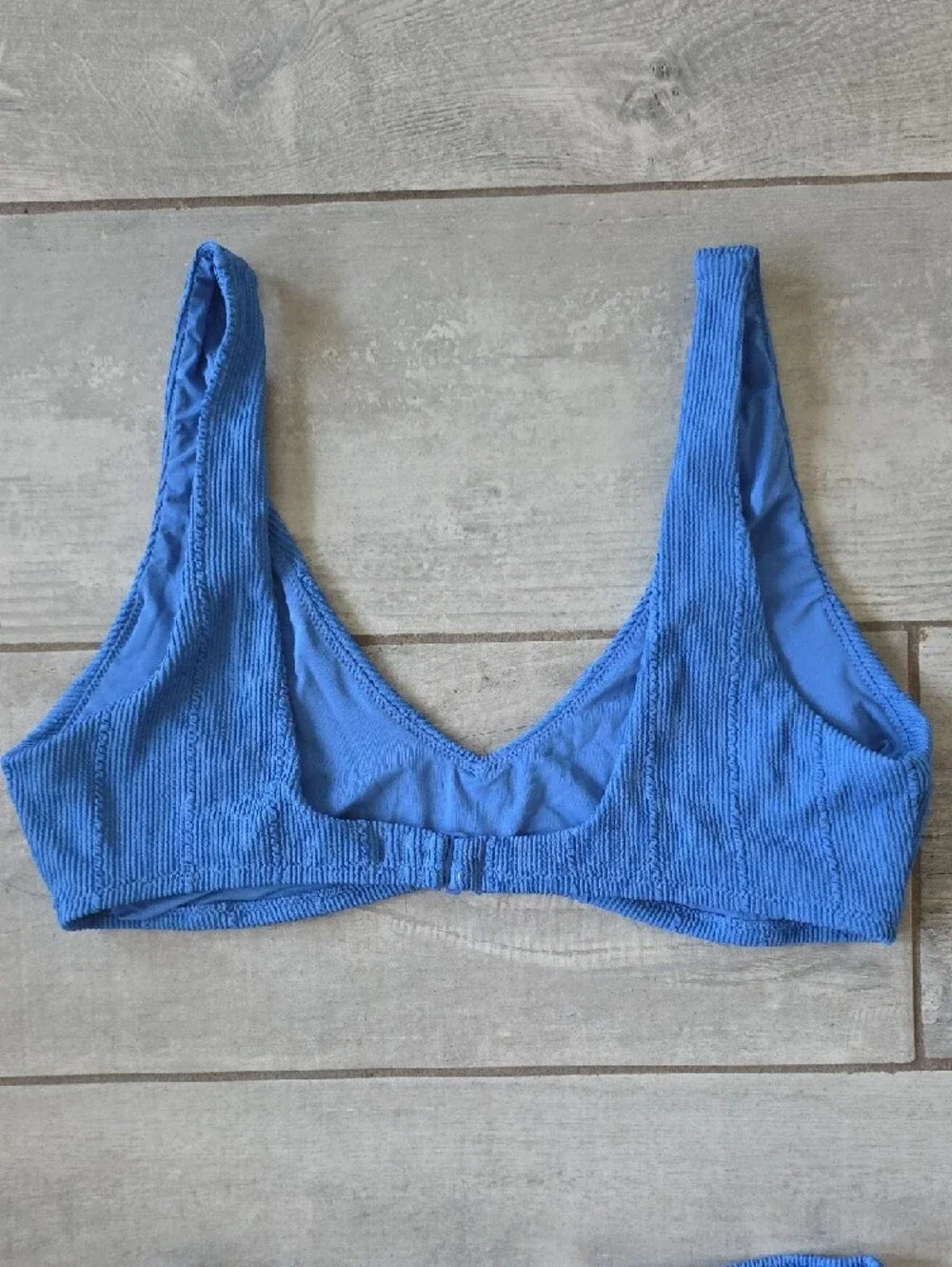 Aerie Blue Ribbed Bikini Set - Picture 4 of 9